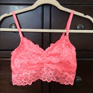 Pink Victoria Secret Lace Bralette